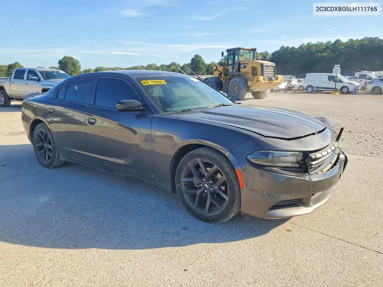 2020 DODGE CHARGER VIN 2C3CDXBG5LH111765 — фото 4