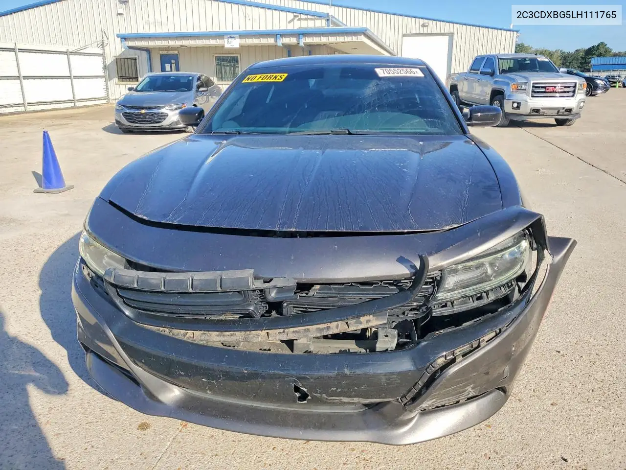 2020 DODGE CHARGER VIN 2C3CDXBG5LH111765 — фото 5