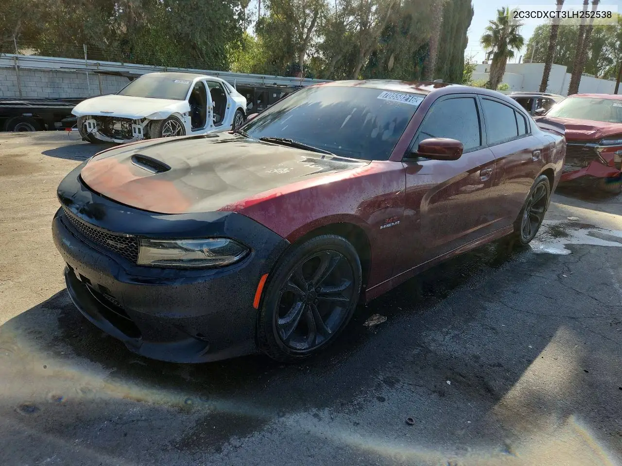 DODGE CHARGER 2020, VIN 2C3CDXCT3LH252538