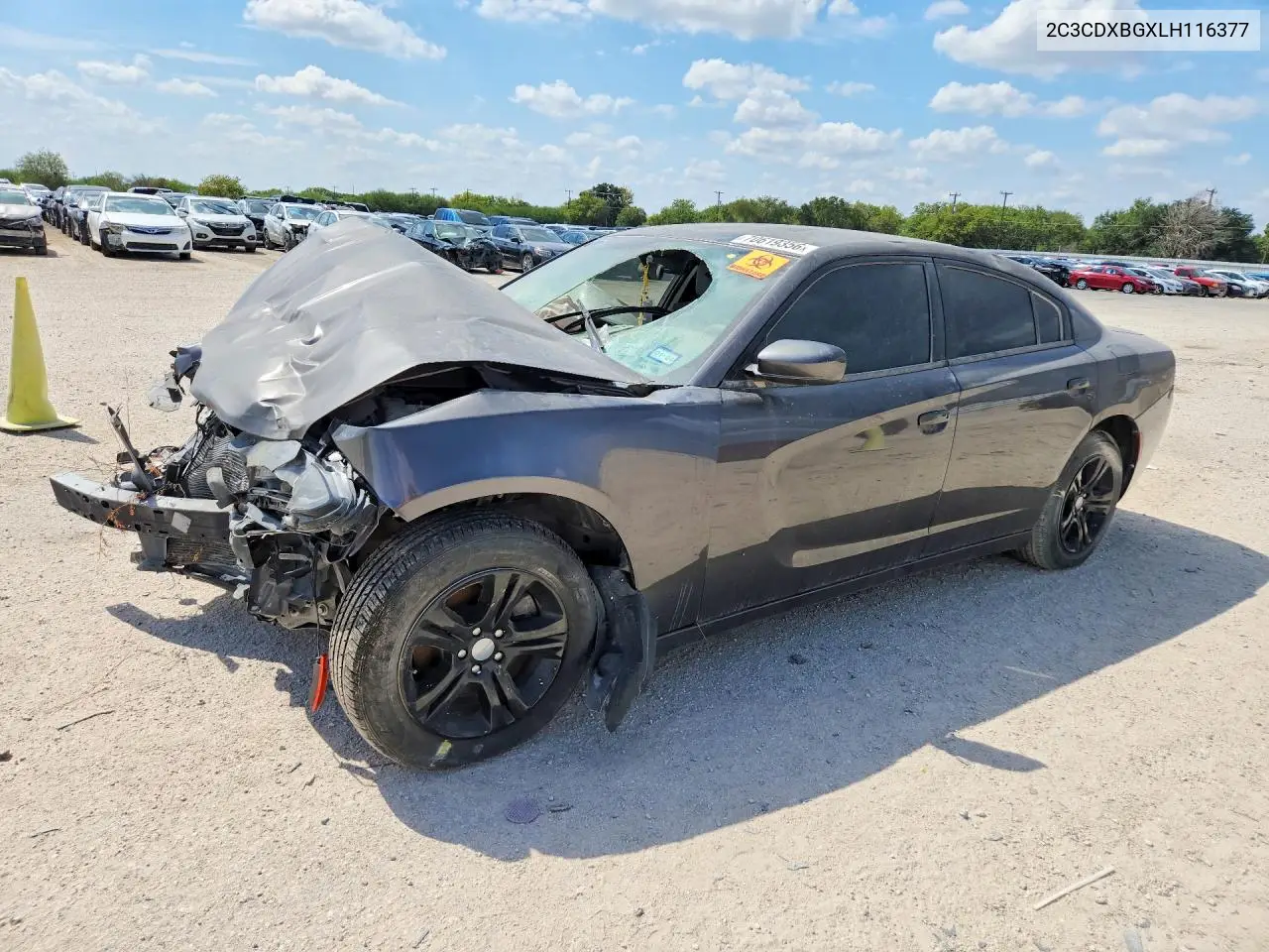 DODGE CHARGER 2020, VIN 2C3CDXBGXLH116377