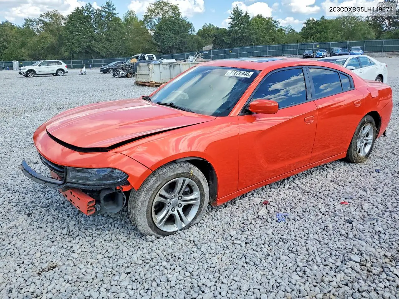 DODGE CHARGER 2020, VIN 2C3CDXBG5LH149674