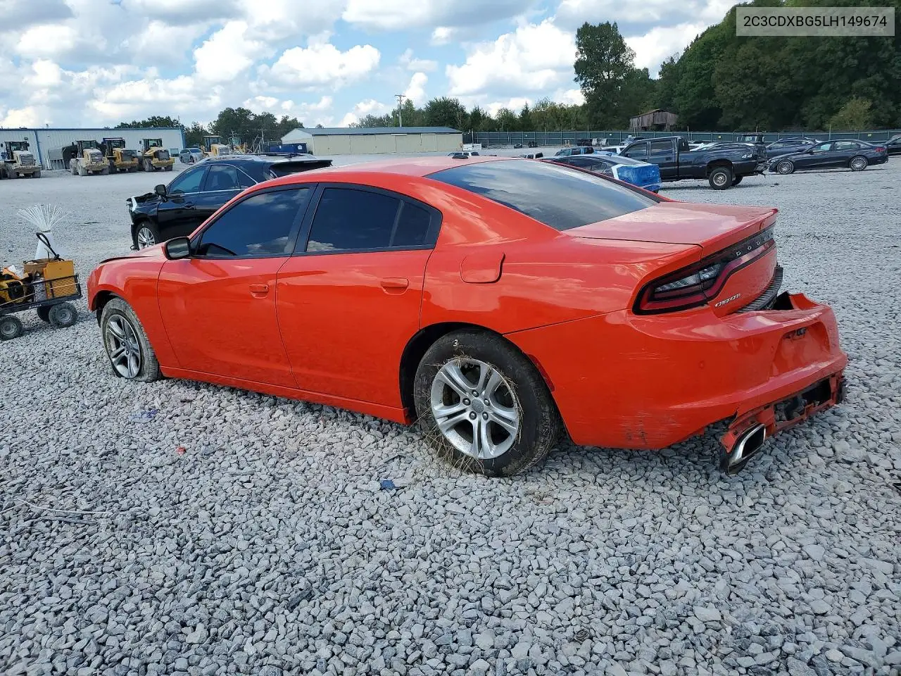 2020 DODGE CHARGER VIN 2C3CDXBG5LH149674 — фото 2