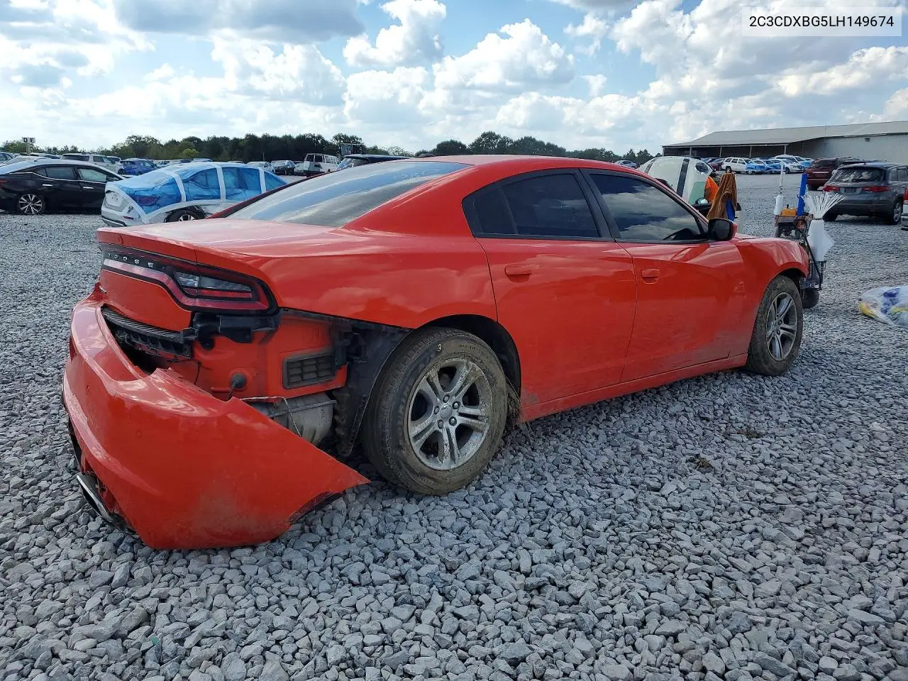 2020 DODGE CHARGER VIN 2C3CDXBG5LH149674 — фото 3
