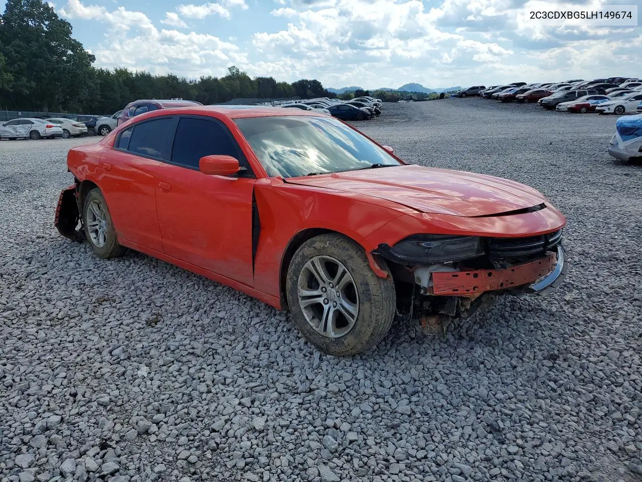 2020 DODGE CHARGER VIN 2C3CDXBG5LH149674 — фото 4