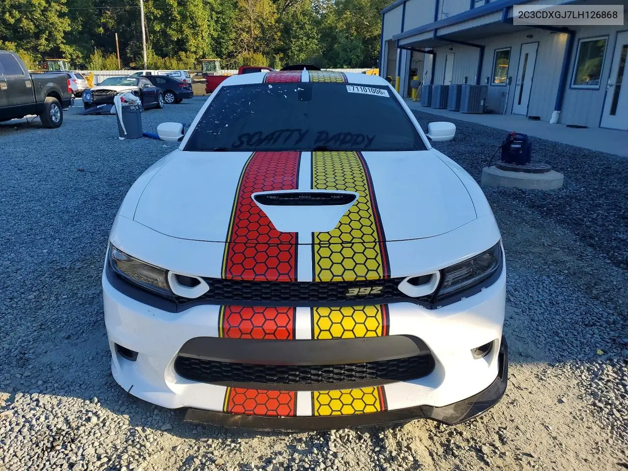 2020 DODGE CHARGER VIN 2C3CDXGJ7LH126868 — фото 5