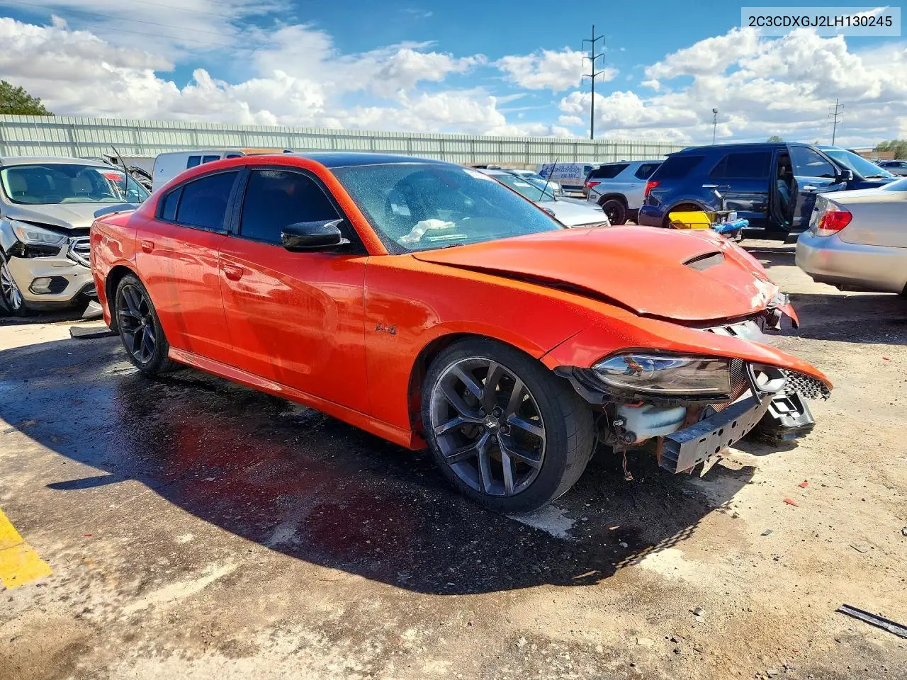2020 DODGE CHARGER VIN 2C3CDXGJ2LH130245 — фото 4