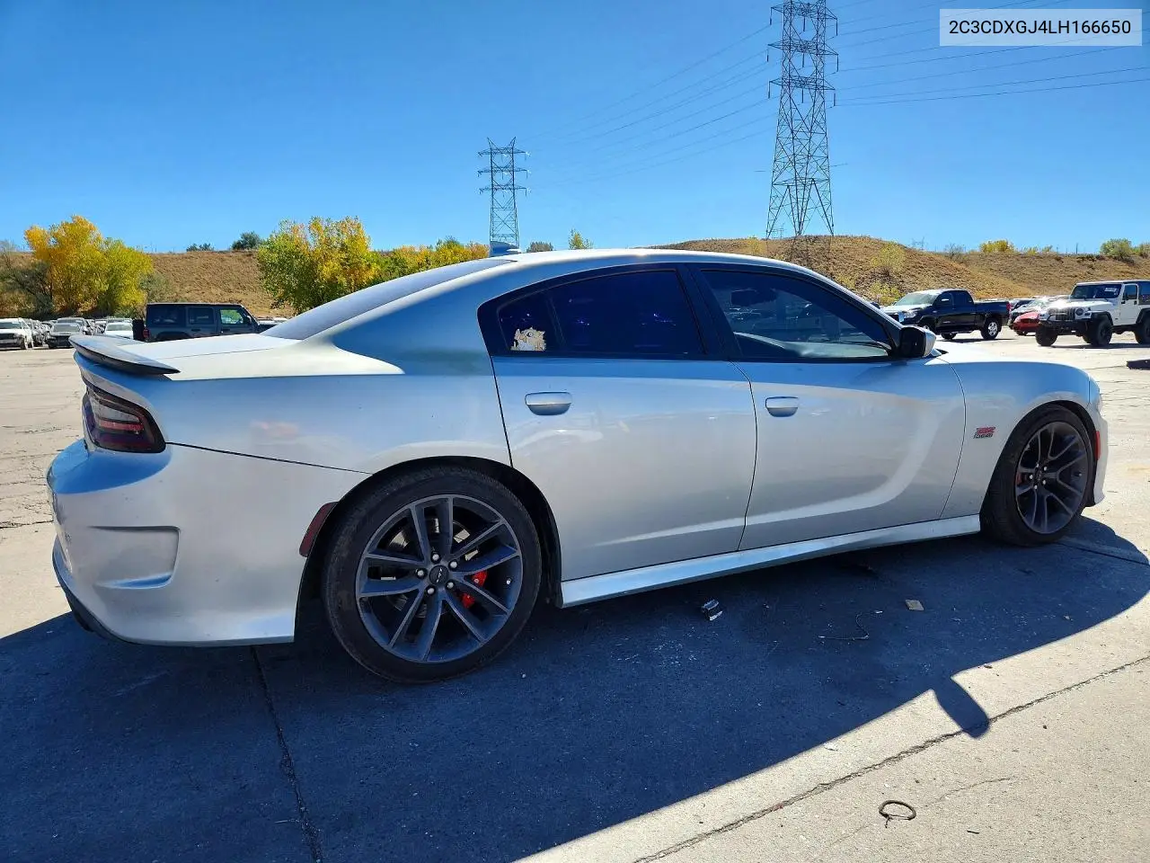 2020 DODGE CHARGER VIN 2C3CDXGJ4LH166650 — фото 3