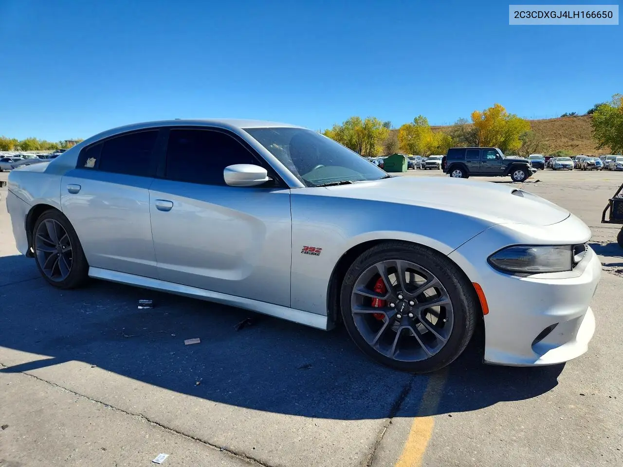 2020 DODGE CHARGER VIN 2C3CDXGJ4LH166650 — фото 4