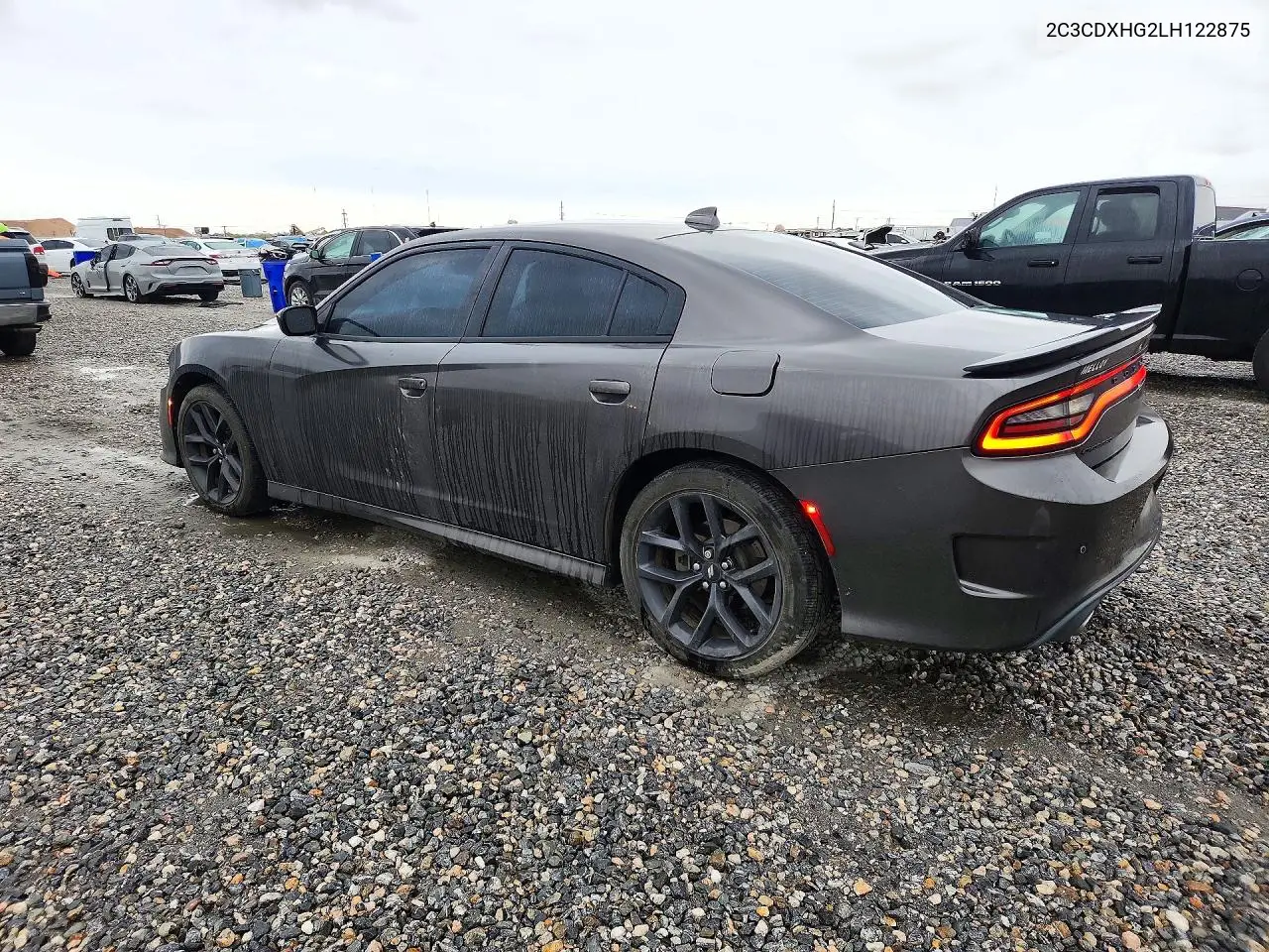 2020 DODGE CHARGER VIN 2C3CDXHG2LH122875 — фото 2