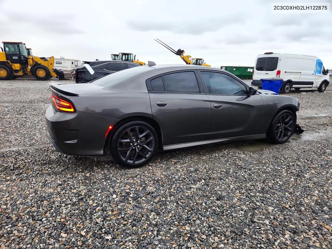 2020 DODGE CHARGER VIN 2C3CDXHG2LH122875 — фото 3