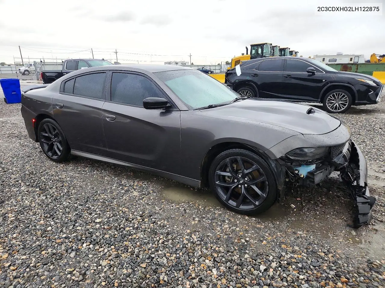 2020 DODGE CHARGER VIN 2C3CDXHG2LH122875 — фото 4