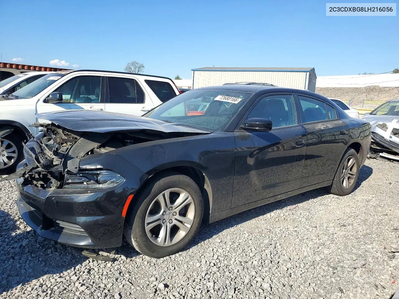 DODGE CHARGER 2020, VIN 2C3CDXBG8LH216056