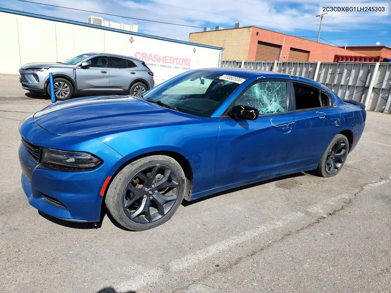 DODGE CHARGER 2020, VIN 2C3CDXBG1LH245303