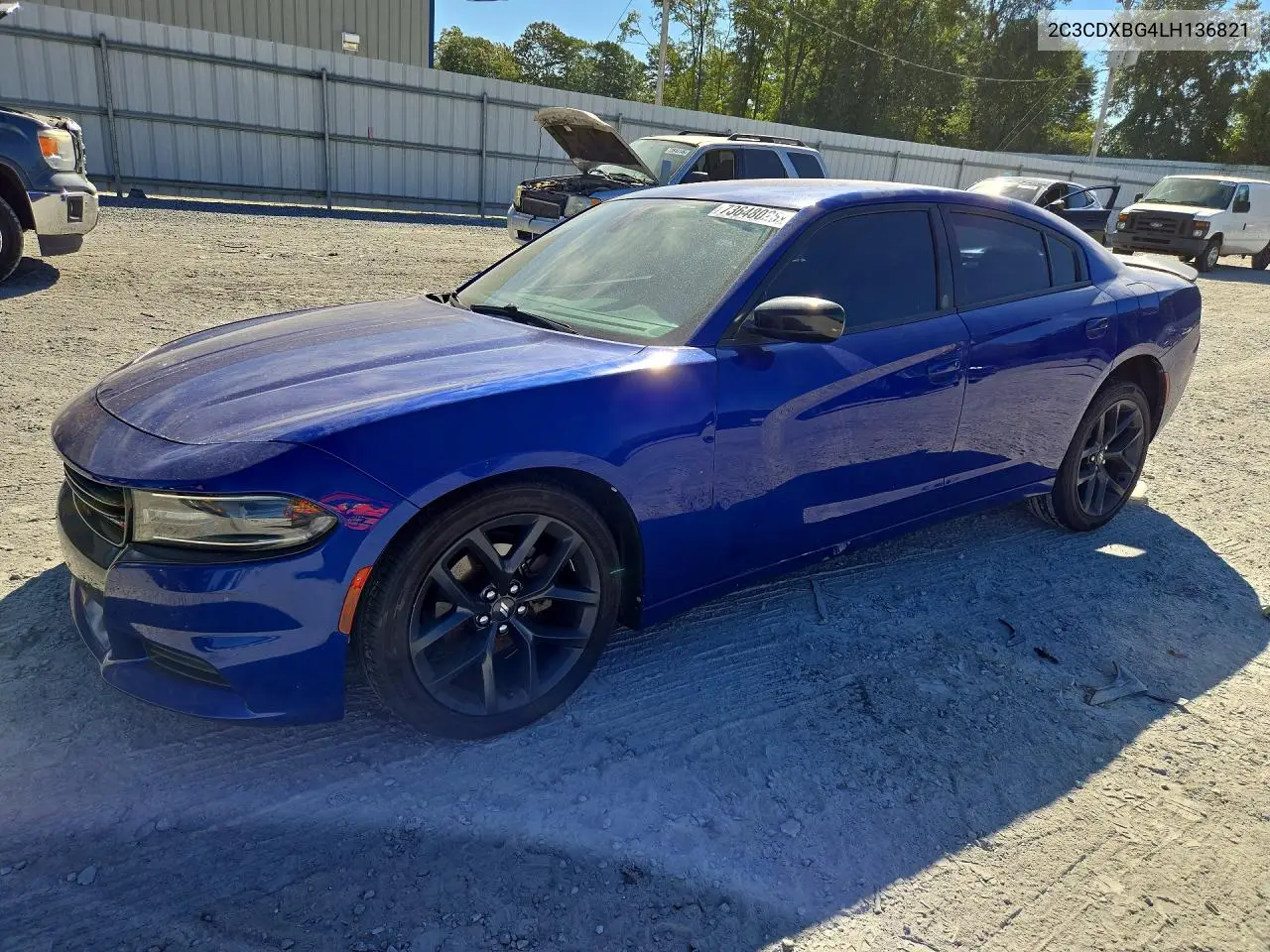 DODGE CHARGER 2020, VIN 2C3CDXBG4LH136821