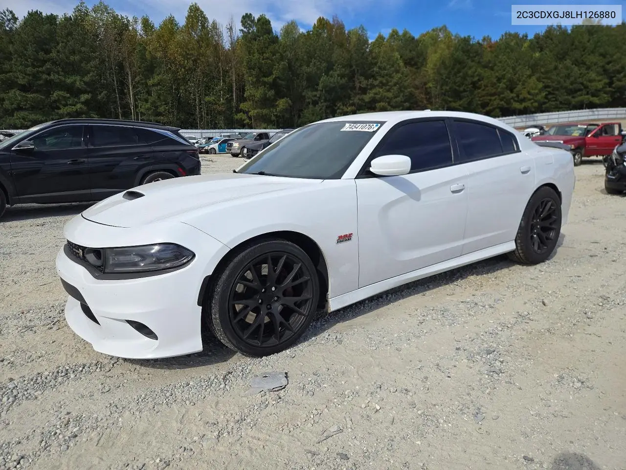 DODGE CHARGER 2020, VIN 2C3CDXGJ8LH126880