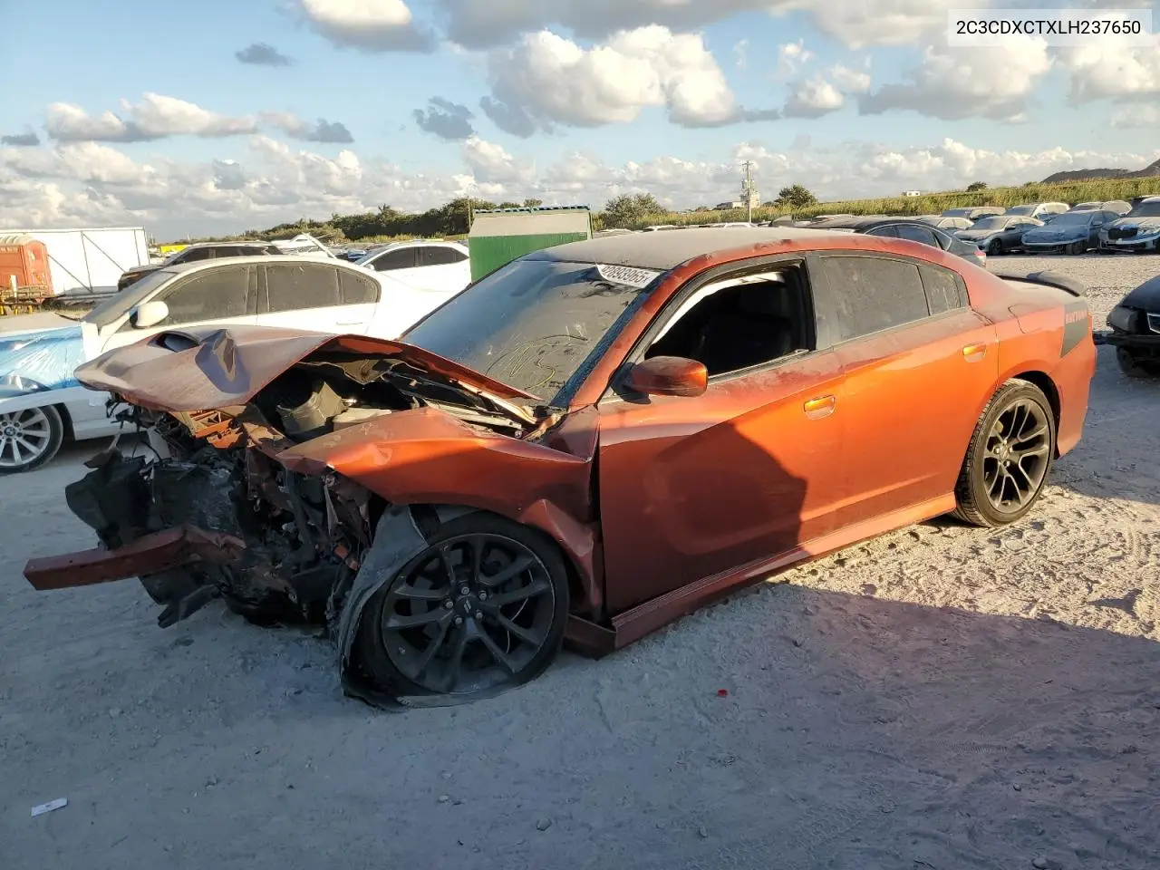 DODGE CHARGER 2020, VIN 2C3CDXCTXLH237650