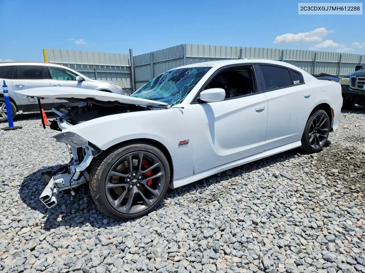 DODGE CHARGER 2021, VIN 2C3CDXGJ7MH612288