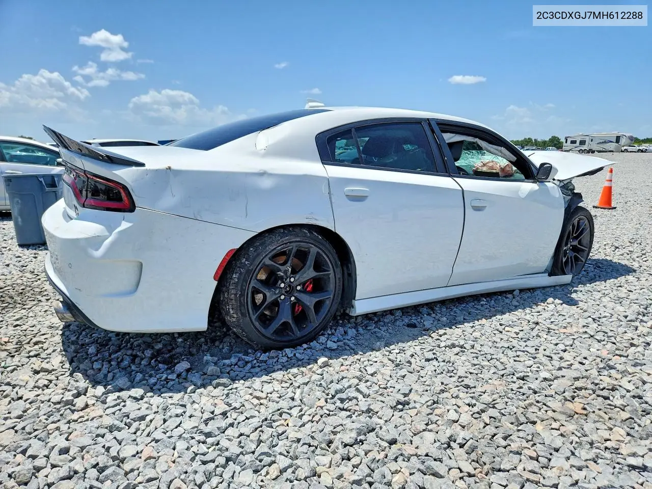 2021 DODGE CHARGER VIN 2C3CDXGJ7MH612288 — фото 3