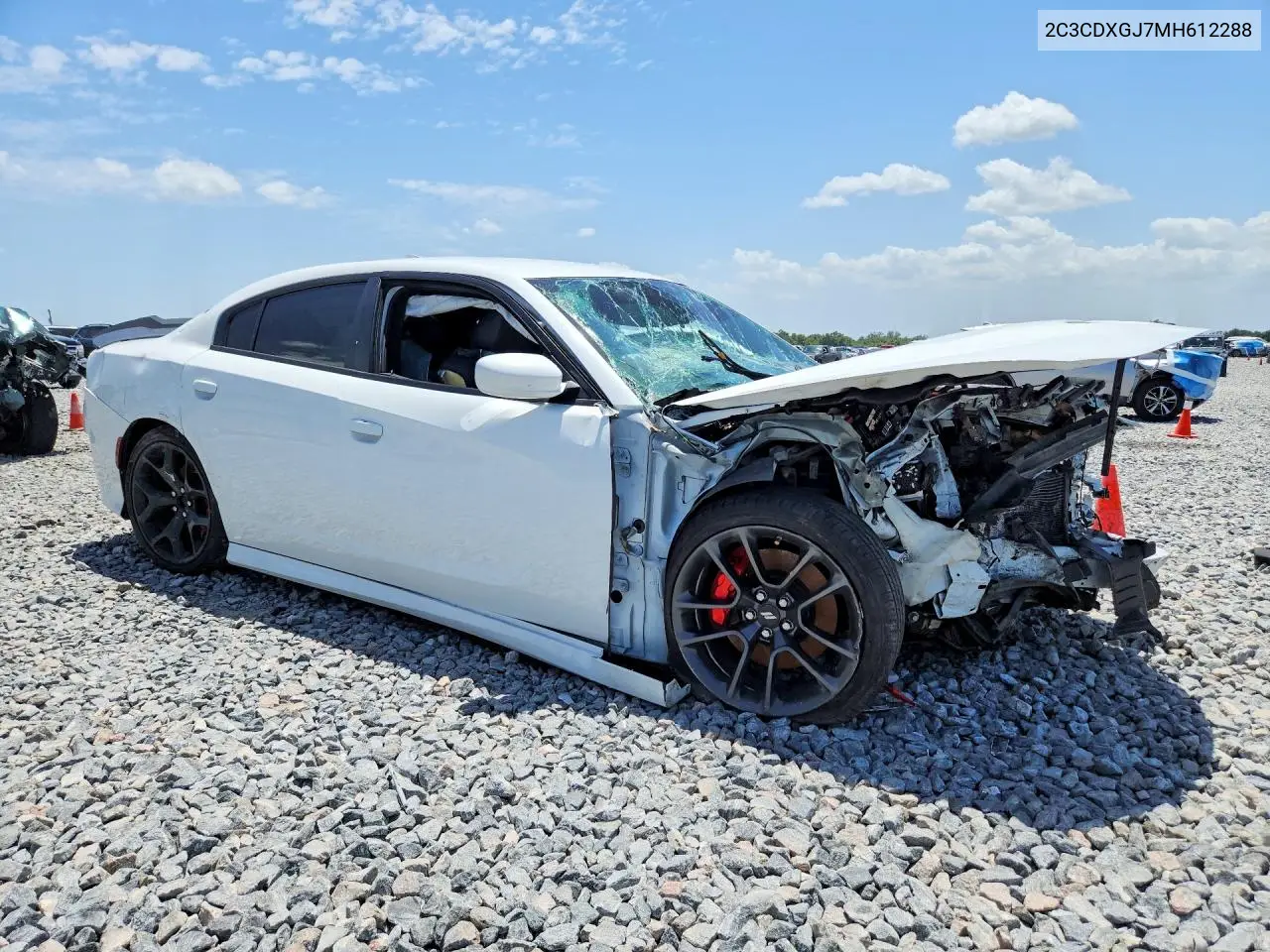 2021 DODGE CHARGER VIN 2C3CDXGJ7MH612288 — фото 4