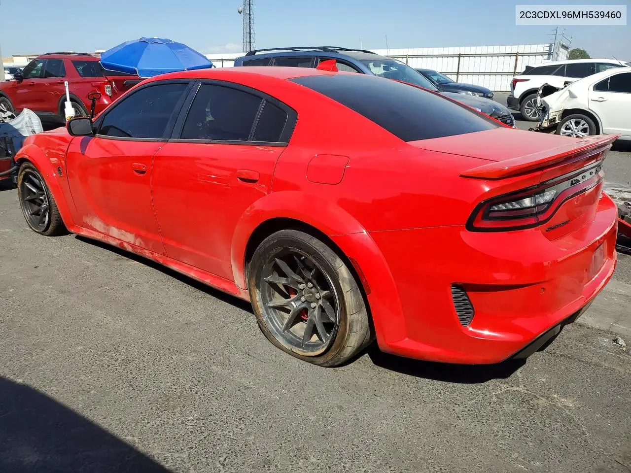 2021 DODGE CHARGER VIN 2C3CDXL96MH539460 — фото 2