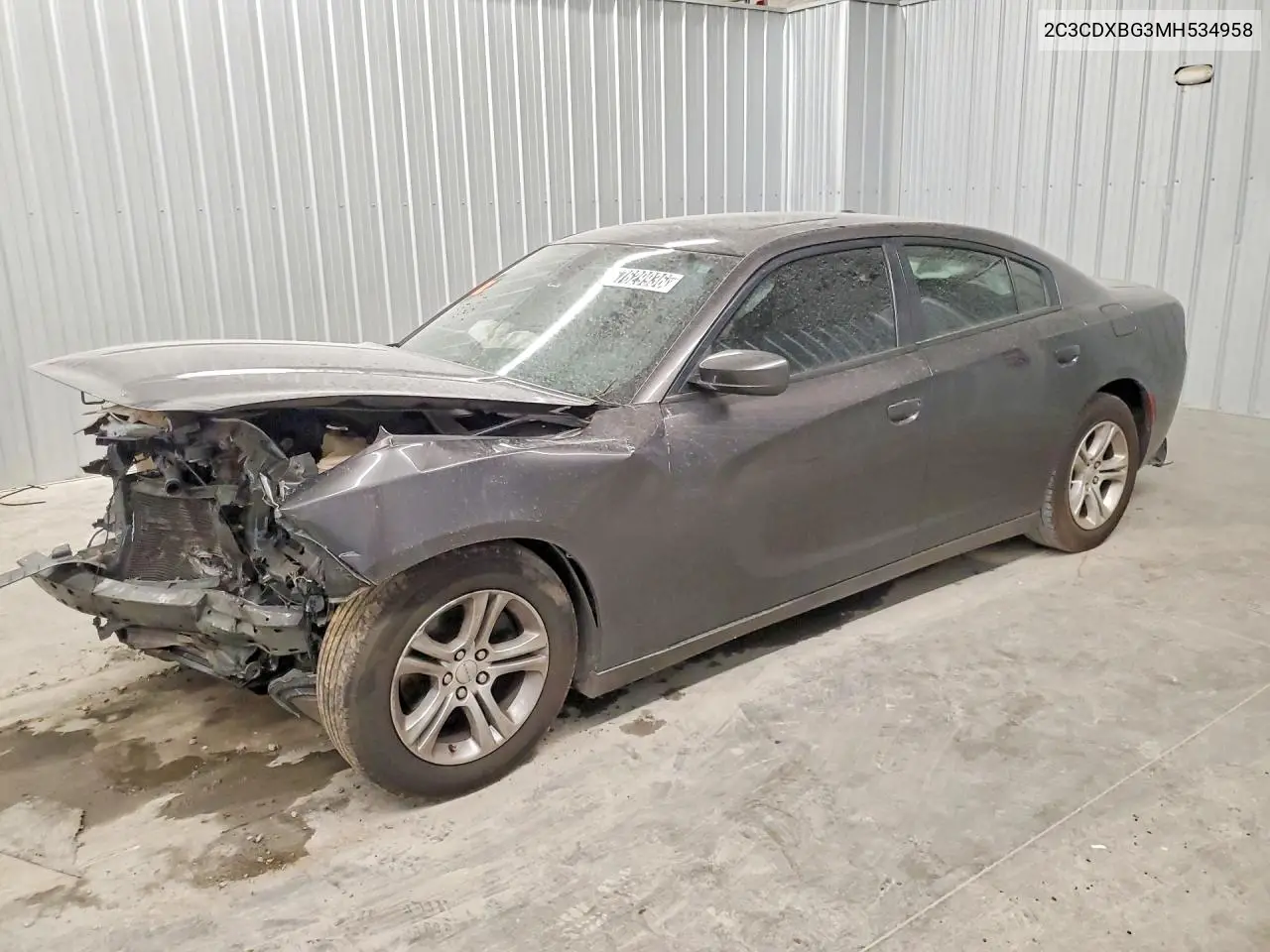 DODGE CHARGER 2021, VIN 2C3CDXBG3MH534958