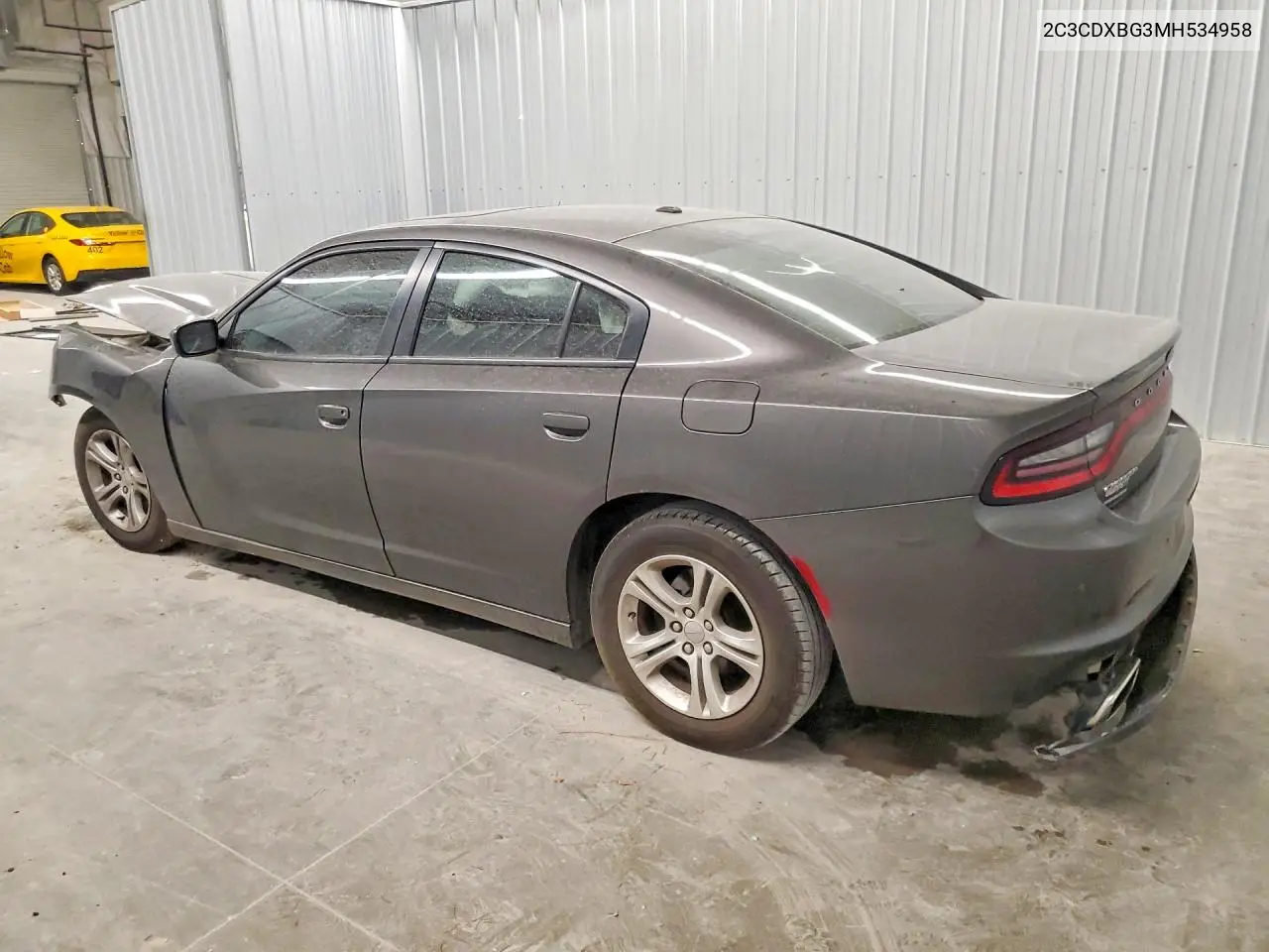 2021 DODGE CHARGER VIN 2C3CDXBG3MH534958 — фото 2