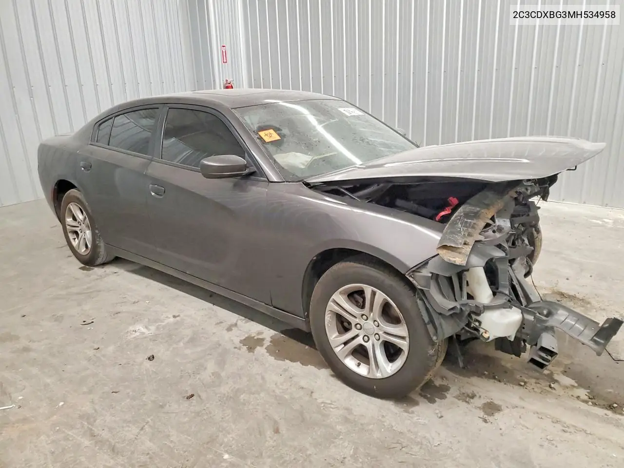 2021 DODGE CHARGER VIN 2C3CDXBG3MH534958 — фото 4