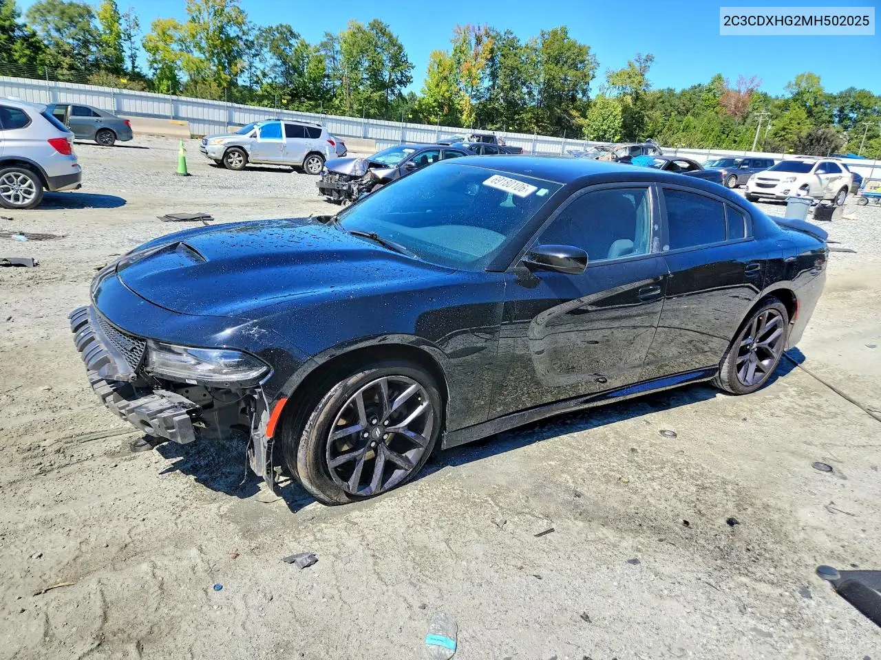 DODGE CHARGER 2021, VIN 2C3CDXHG2MH502025