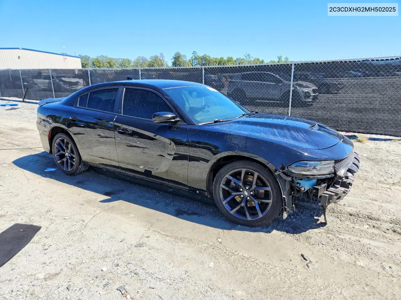 2021 DODGE CHARGER VIN 2C3CDXHG2MH502025 — фото 4