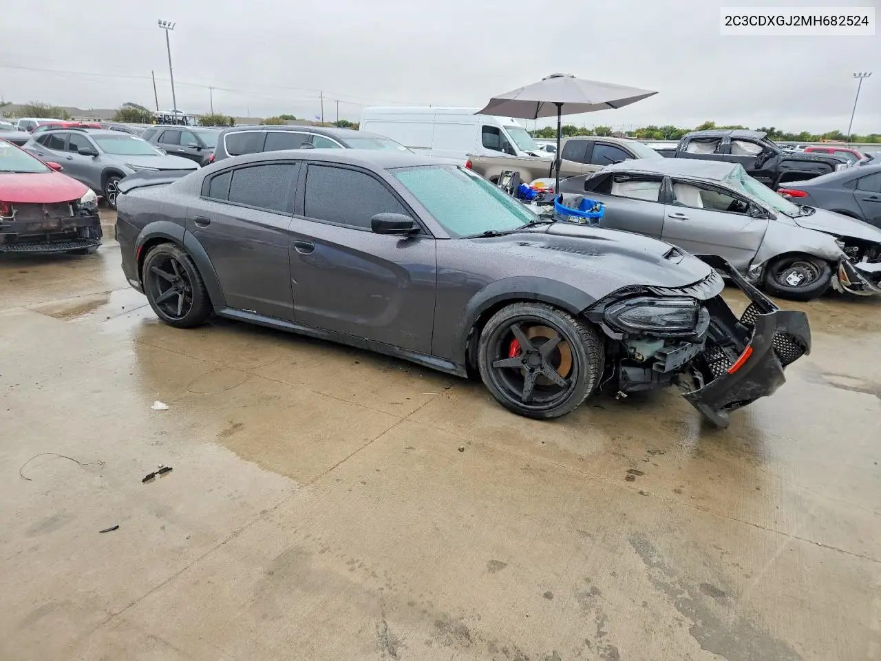 2021 DODGE CHARGER VIN 2C3CDXGJ2MH682524 — фото 4