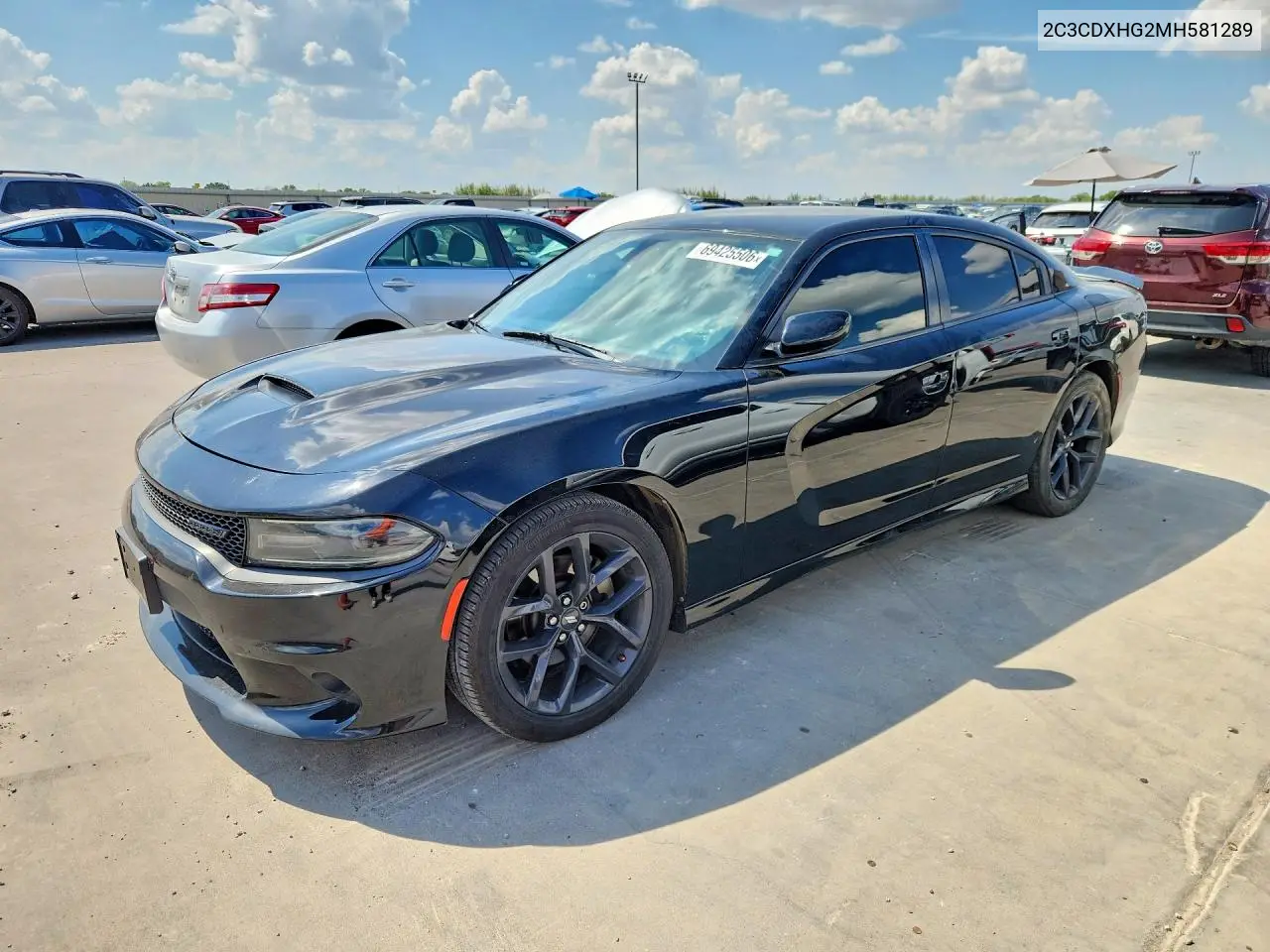 DODGE CHARGER 2021, VIN 2C3CDXHG2MH581289