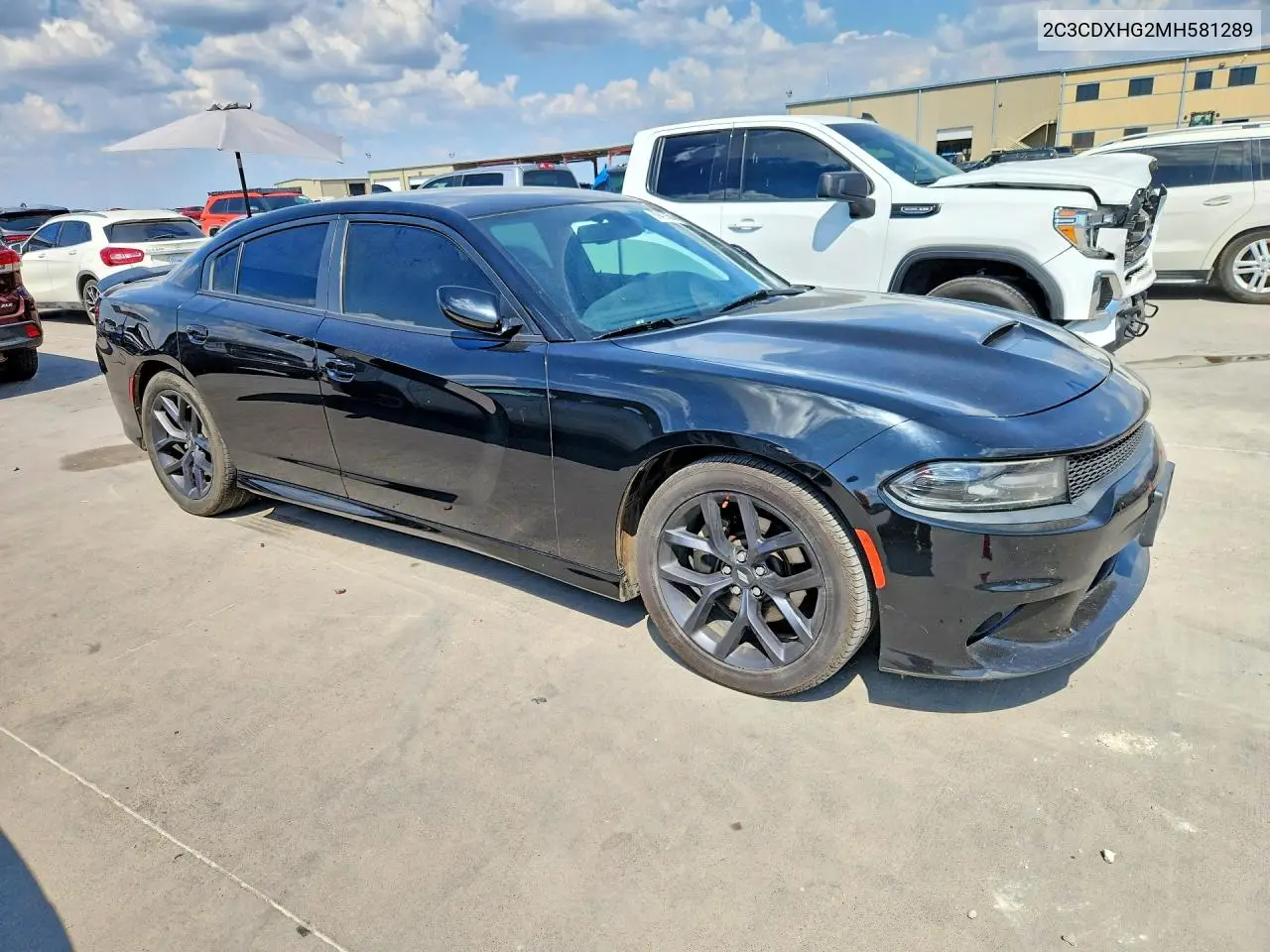 2021 DODGE CHARGER VIN 2C3CDXHG2MH581289 — фото 4