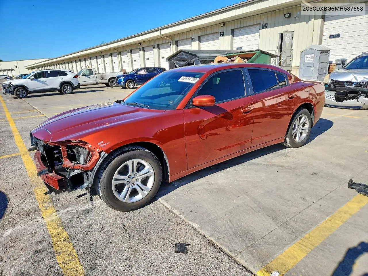 DODGE CHARGER 2021, VIN 2C3CDXBG6MH587668
