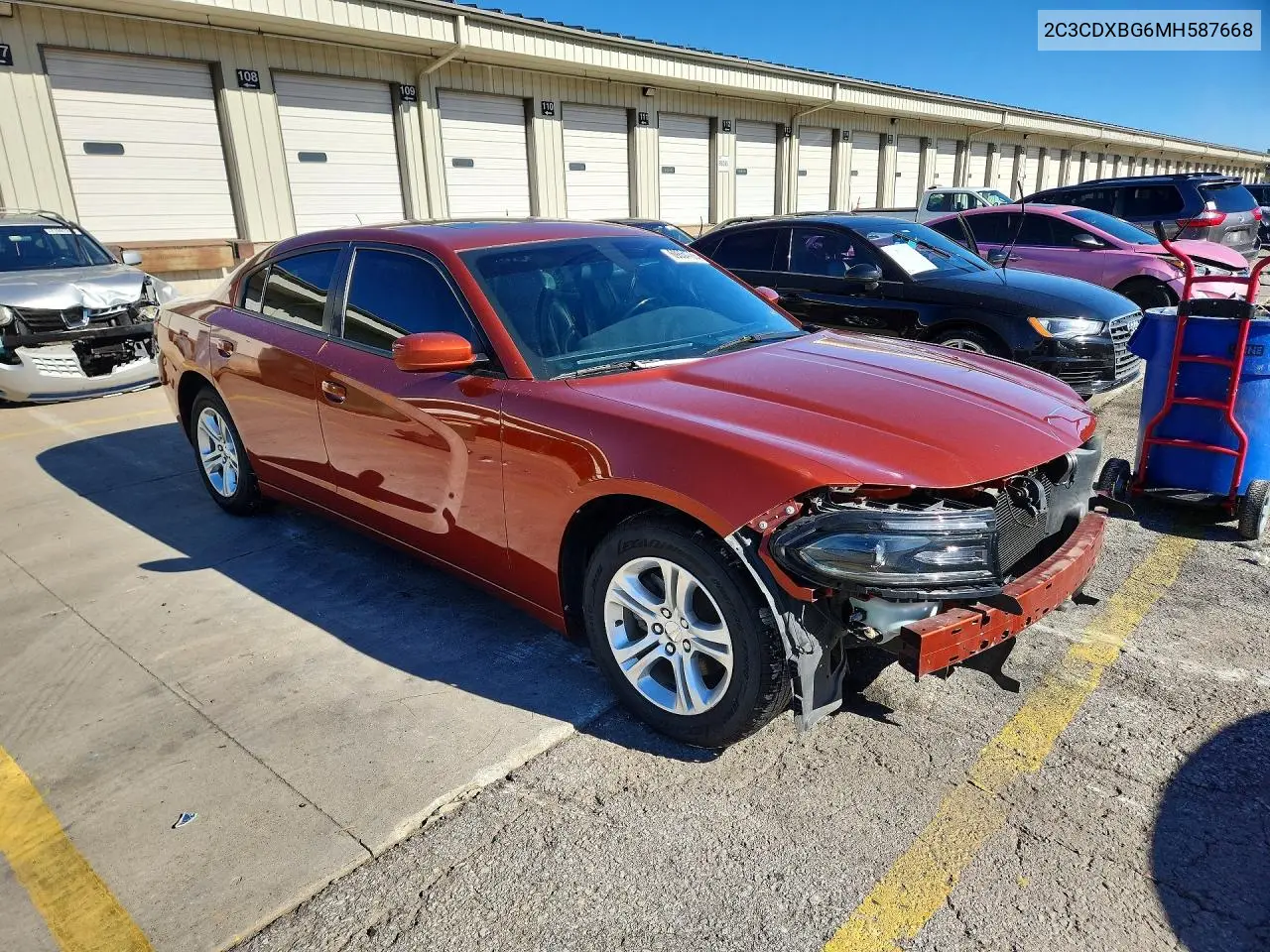 2021 DODGE CHARGER VIN 2C3CDXBG6MH587668 — фото 4