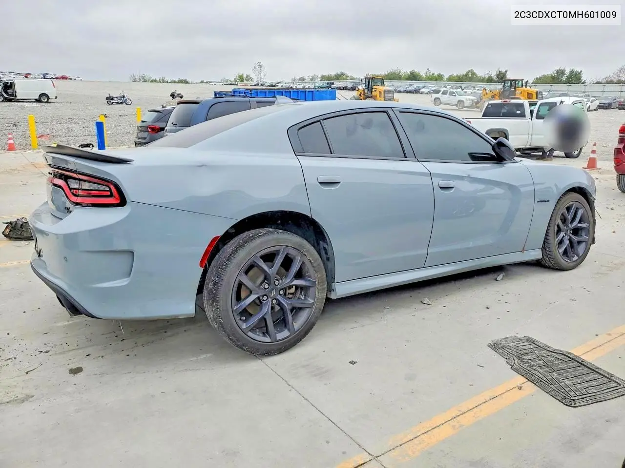 2021 DODGE CHARGER VIN 2C3CDXCT0MH601009 — фото 3