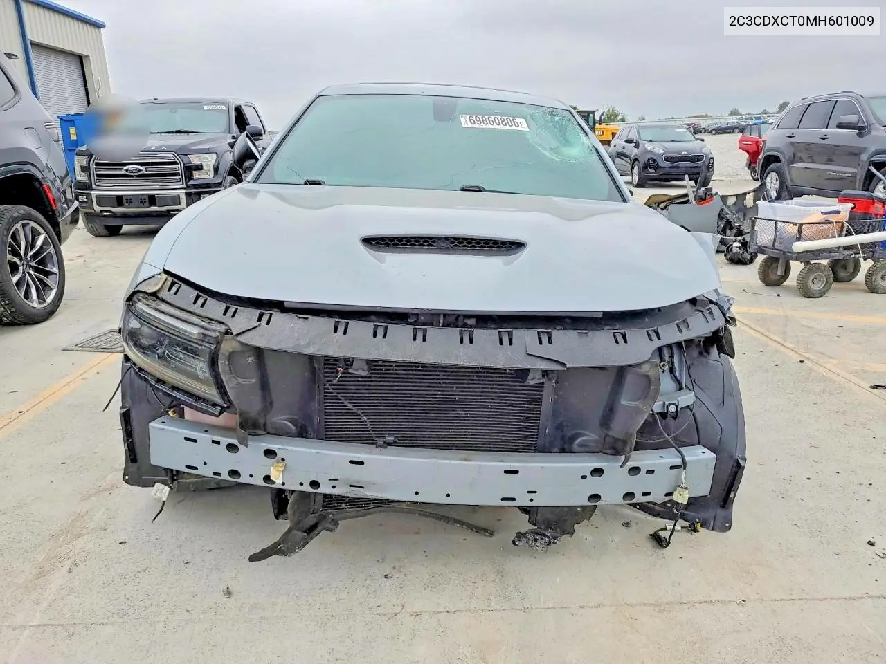 2021 DODGE CHARGER VIN 2C3CDXCT0MH601009 — фото 5