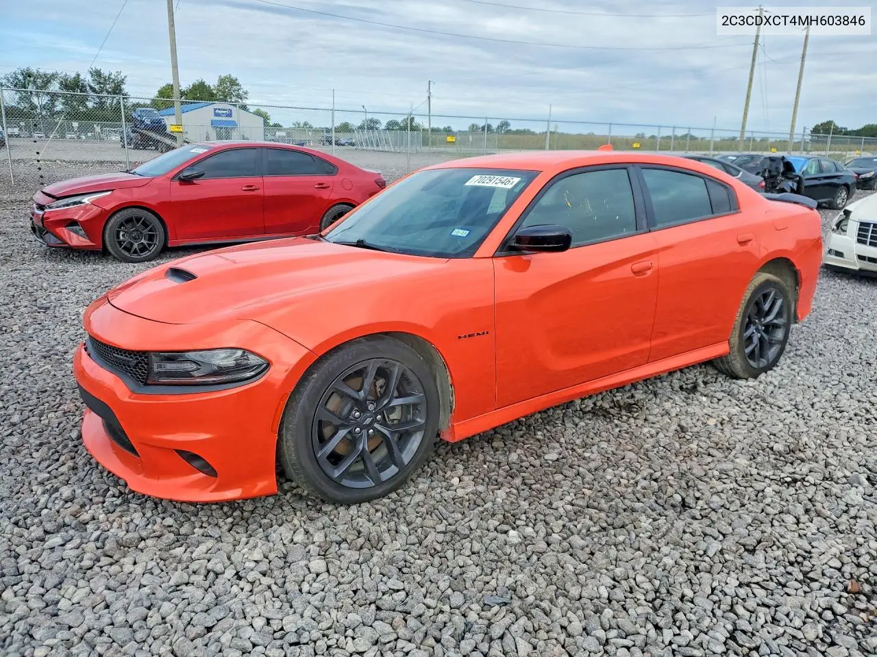 DODGE CHARGER 2021, VIN 2C3CDXCT4MH603846