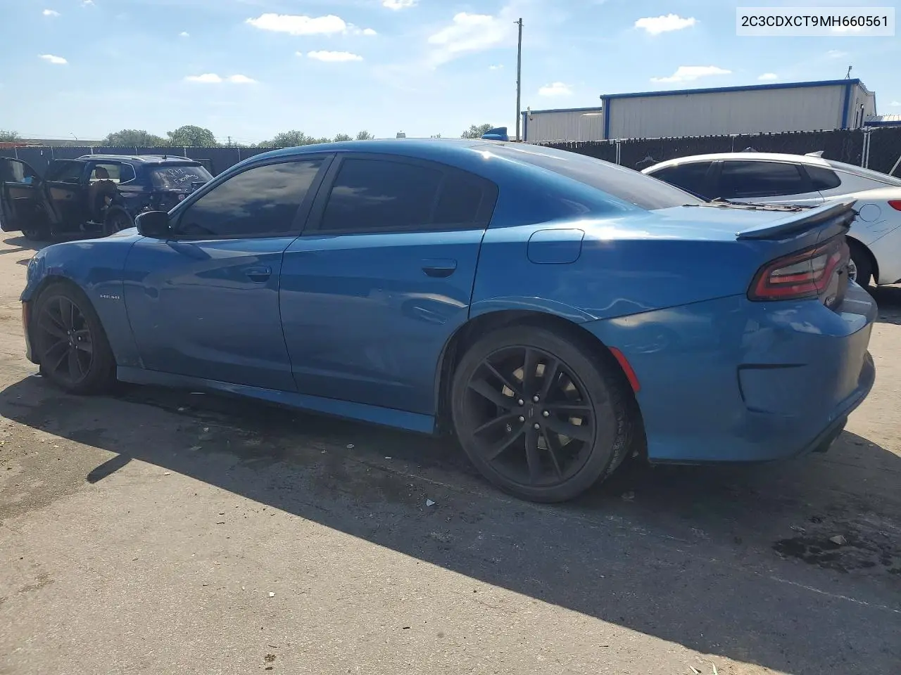 2021 DODGE CHARGER VIN 2C3CDXCT9MH660561 — фото 2