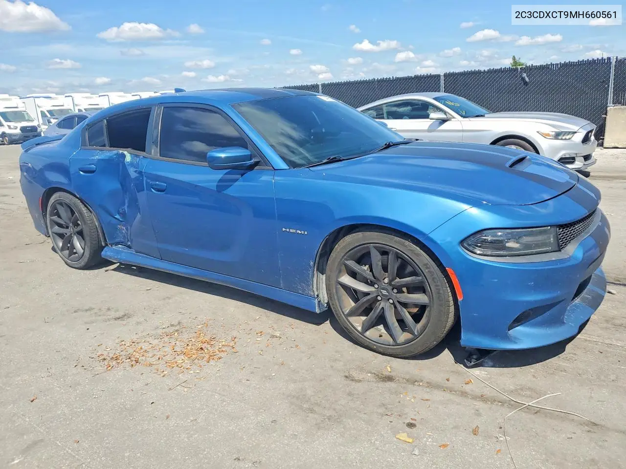 2021 DODGE CHARGER VIN 2C3CDXCT9MH660561 — фото 4