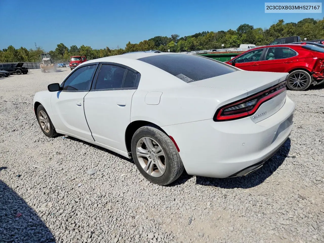 2021 DODGE CHARGER VIN 2C3CDXBG3MH527167 — фото 2