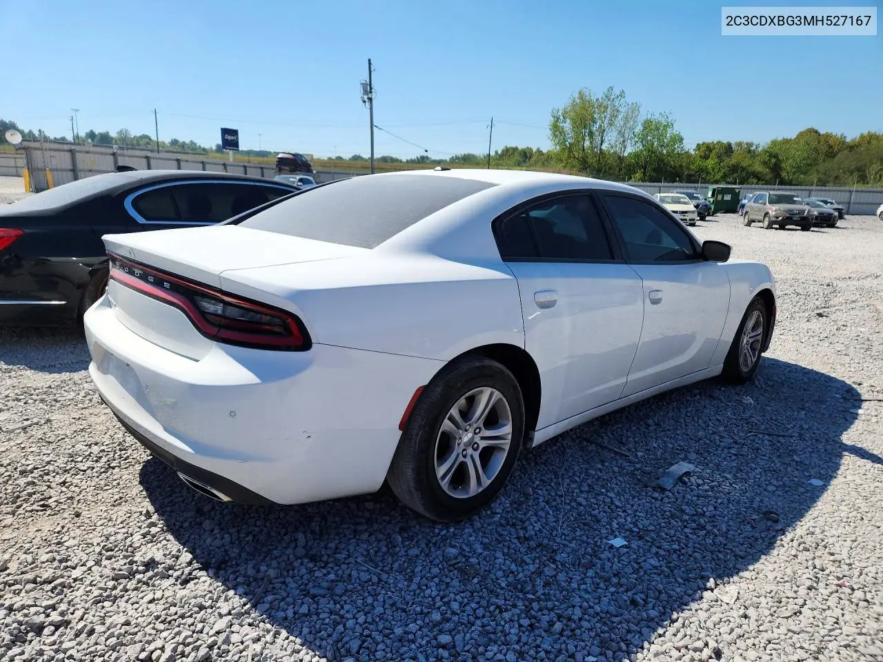 2021 DODGE CHARGER VIN 2C3CDXBG3MH527167 — фото 3