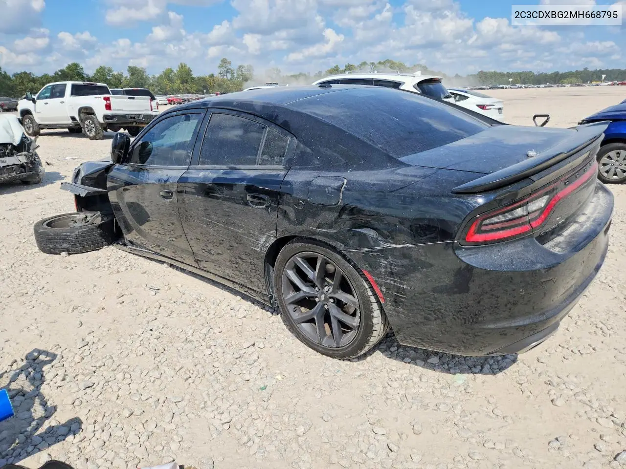 2021 DODGE CHARGER VIN 2C3CDXBG2MH668795 — фото 2