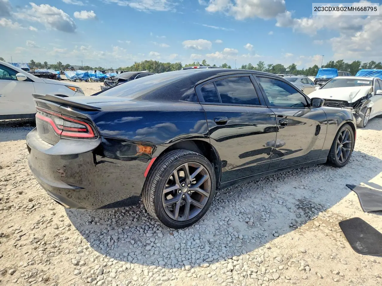 2021 DODGE CHARGER VIN 2C3CDXBG2MH668795 — фото 3