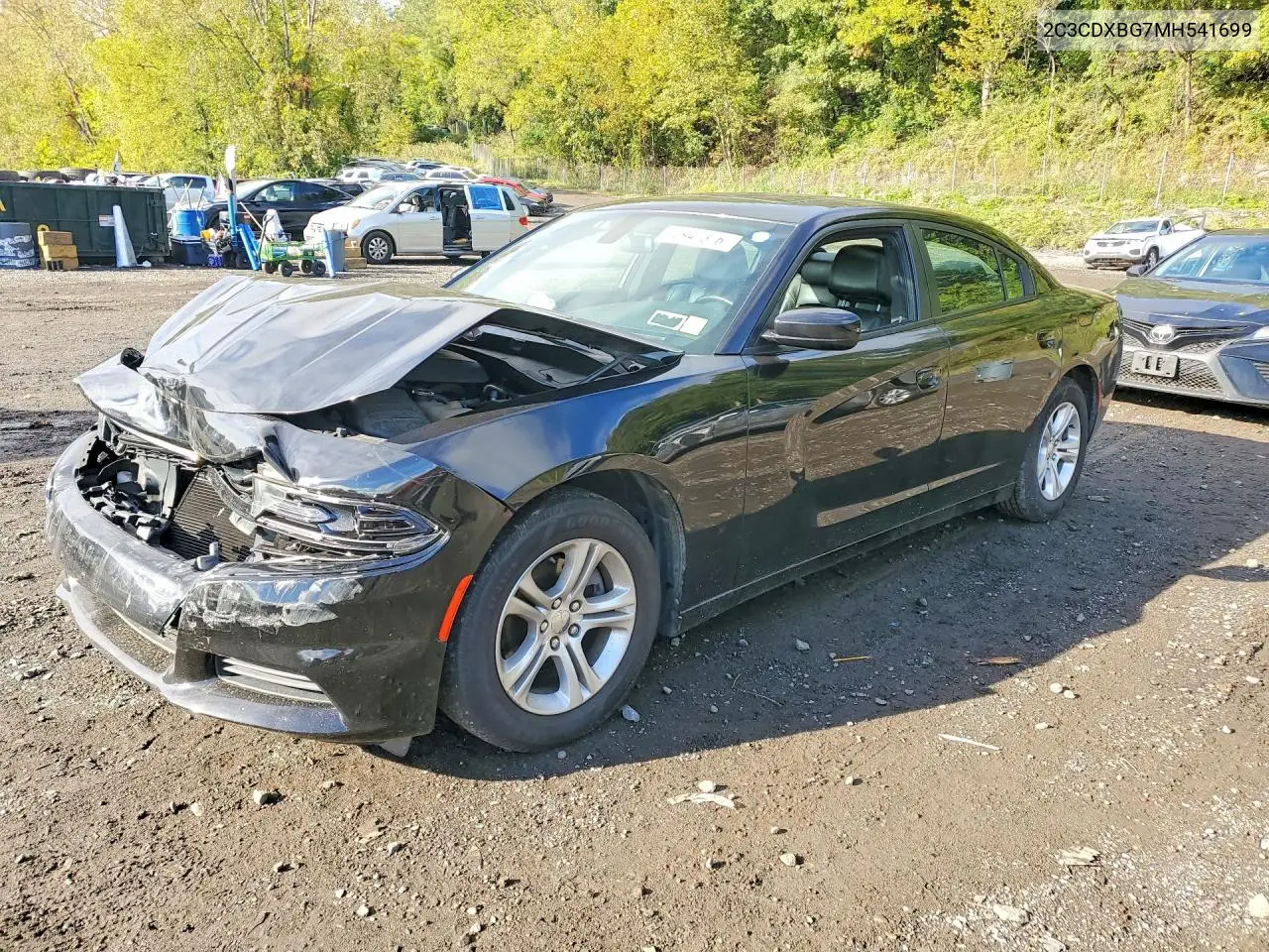 DODGE CHARGER 2021, VIN 2C3CDXBG7MH541699
