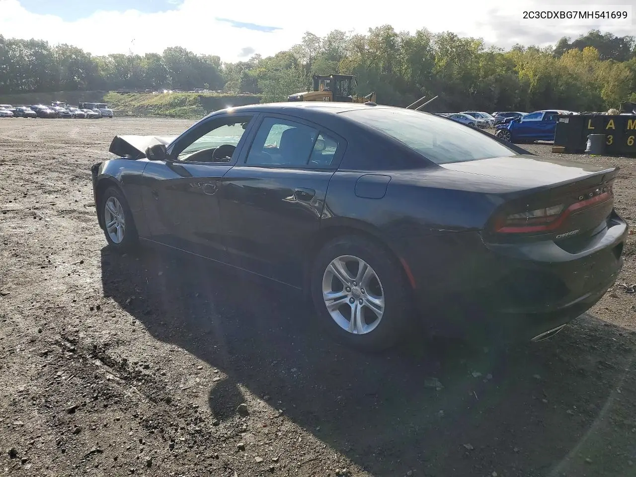 2021 DODGE CHARGER VIN 2C3CDXBG7MH541699 — фото 2