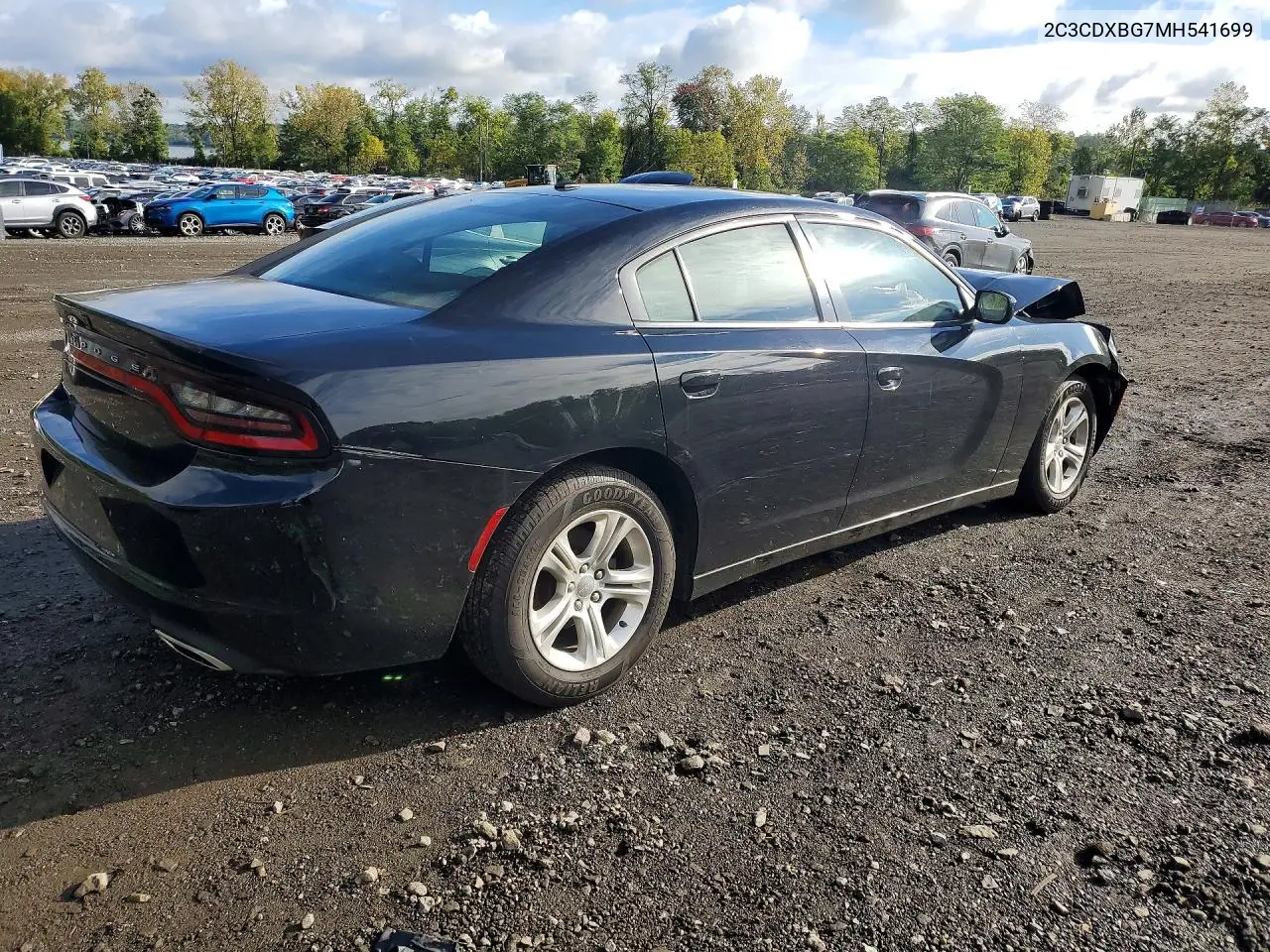 2021 DODGE CHARGER VIN 2C3CDXBG7MH541699 — фото 3