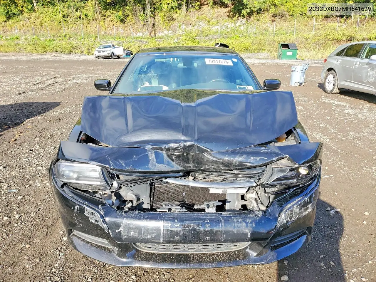 2021 DODGE CHARGER VIN 2C3CDXBG7MH541699 — фото 5