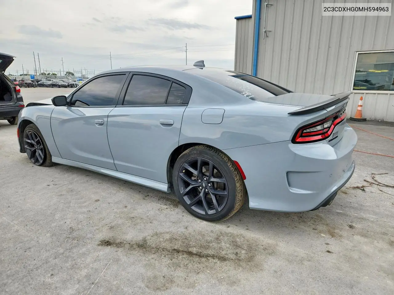2021 DODGE CHARGER VIN 2C3CDXHG0MH594963 — фото 2