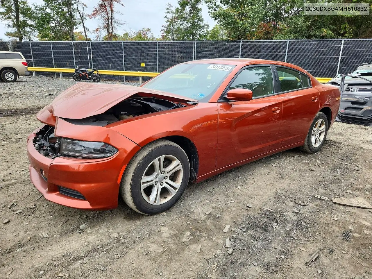 DODGE CHARGER 2021, VIN 2C3CDXBG4MH510832