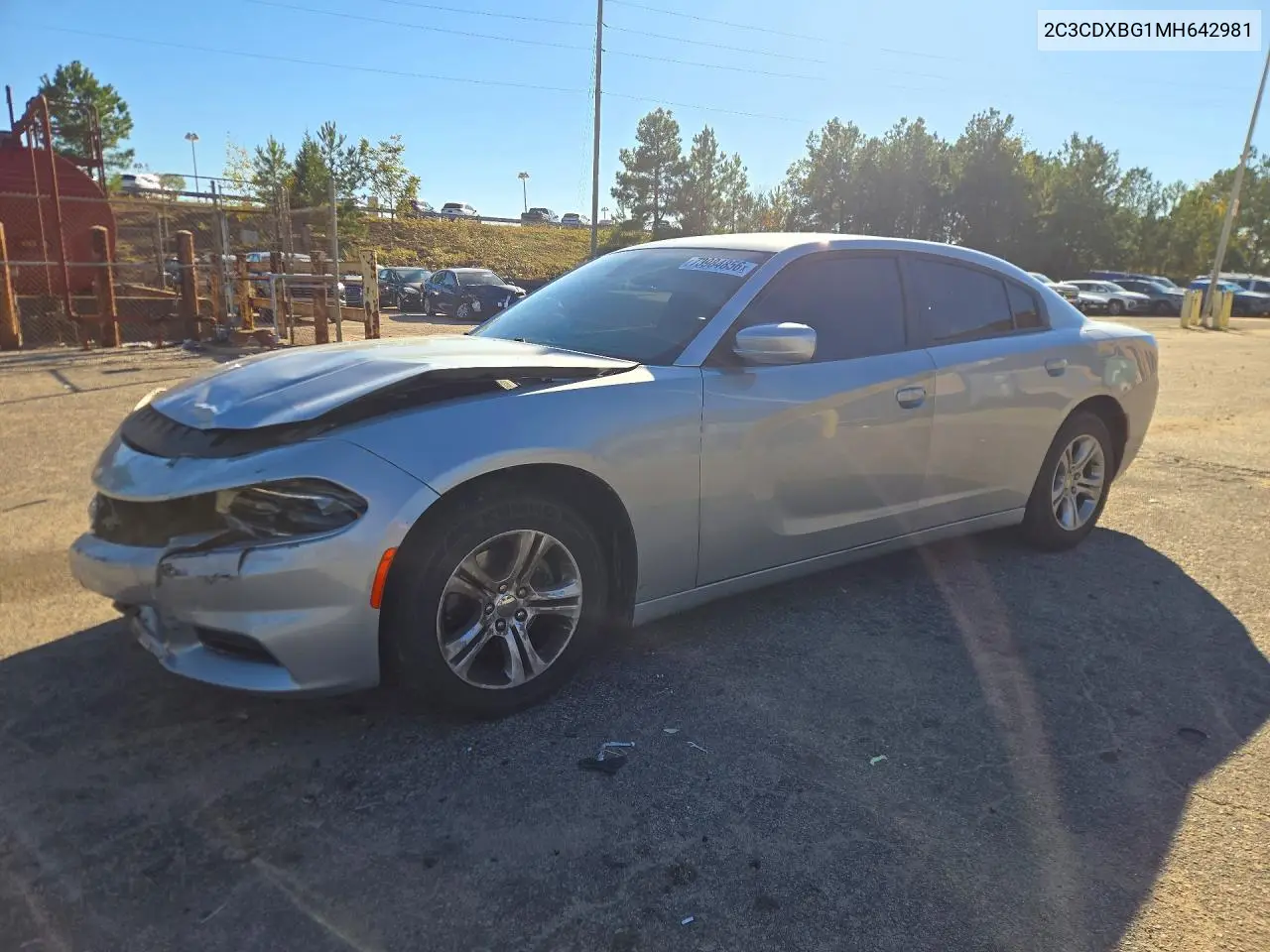 DODGE CHARGER 2021, VIN 2C3CDXBG1MH642981